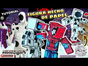 HOW TO MAKE THE SPOT VILLAIN OF SPIDER-MAN ACROSS THE SPIDER-VERSE movable Minecraft paper figure