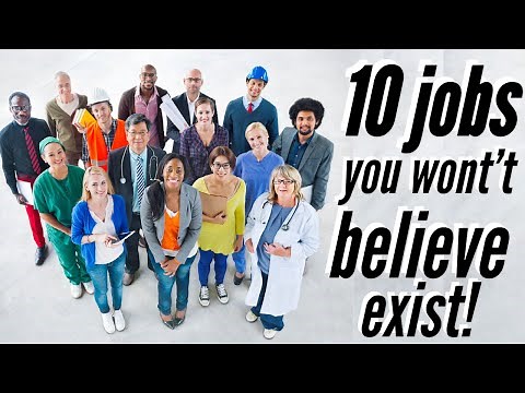 Top 10 Unusual Jobs YOU Won't Believe EXIST!