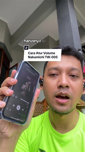 Cara Atur Volume pada Headset TWS Nakamichi TW-005
