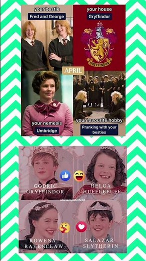 ⚡ Harry Potter Personality Challenge 🏰 | Your Bestie, House, Nemesis & Founder Match 😂#harrypotter