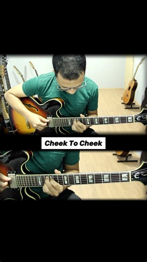“Cheek to Cheek - Chord Melody Guitar” #guitar #chordmelody #guitarist #fingerstyle
