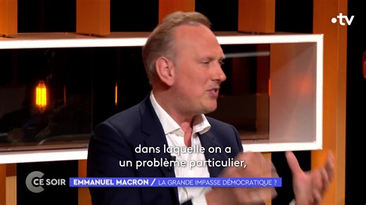 36K views · 495 reactions | “Je dirais qu’Emmanuel Macron a une pratique parfois non-éthique de la politique”, Vincent Martigny, professeur en science politique à l’université de Nice ✨ EMMANUEL MACRON : L’IMPASSE DÉMOCRATIQUE ? ⏰ 22h50 sur France 5 ➡️ https://bit.ly/Impassedemocratique  en podcast https://audmns.com/kLiNvMO | C ce soir | Facebook