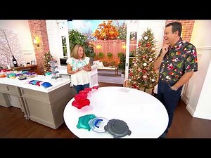 LocknLock 5-Piece Nestable Bowl Storage Set w/ Handle Lid on QVC