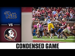 Pitt vs Florida State Condensed Game | 2025 ACC Football