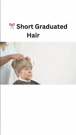 How to Cut Short Graduated Layers ✂️ | Step-by-Step Women’s Haircut