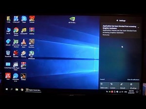 How to fix Application has been blocked from accessing graphics hardware