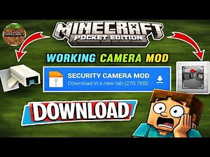 How to Download & Install CCTV Camera Mod in Minecraft (Step-by-Step Guide)😱 #minecraft
