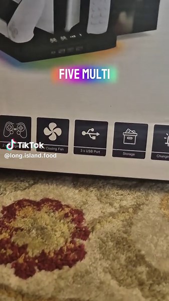 Transform Your PS5 Gaming Setup Today! This Multi Function Ps5 cooling fan and charging station is a must have. Keep it neat! #ps5 #gamingsetup #setup #gaming #tech