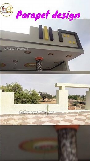 3D Parapet design | Parapet design | front elevation design | video n. 883
