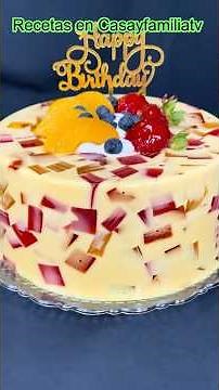 Easy and delicious dessert to share!! The creamiest mosaic gelatin with eggnog!