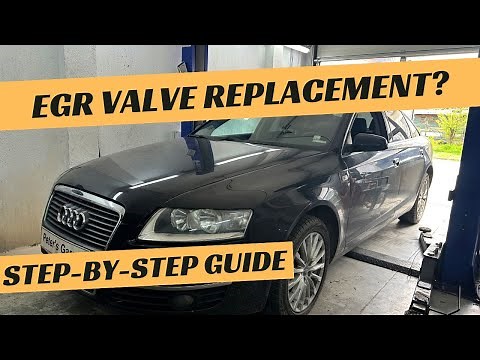 Audi A4 A5 A6 3.0TDI EGR Valve location replacement B8 C6 4F 2.7TDI