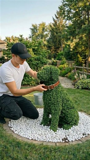 I Put a Wire Cage Over This Shrub… Wait for the End! 😱🐶