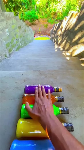 Relaxing ASMR Sounds of a Broken Bottle