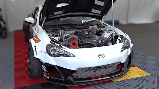 Toyota GT86 1.5JZ Turbo Drift Car with 2JZ Onboard Footage