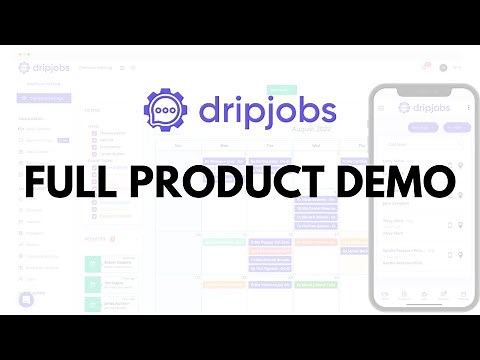 FULL DripJobs CRM Demo