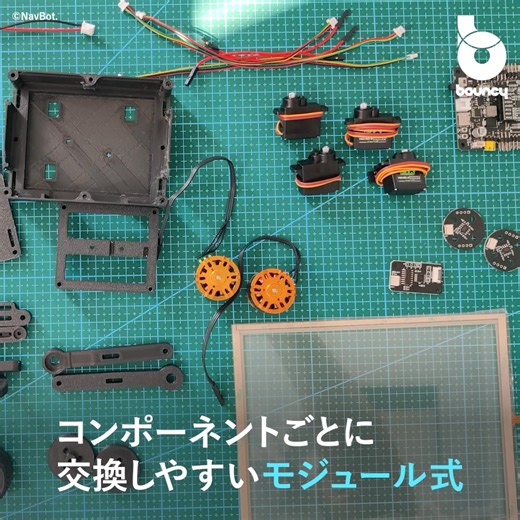 bouncy - バウンシー | 自分で作れるプチ配送ロボ！ 5万円以下のSTEM教育向け自走ロボット「NavBot-ES02」 NavBot. 「NavBot-ES02」は車輪移動ロボットの開発を体験できるプラットフォーム。アダティブシャシーでバランスを取りながら自走し、上面に物を載せて運ぶことも可能だ。... | Instagram