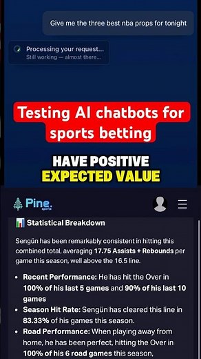 Putting Two Sports Betting AI Tools to the Test #sportsbetting #ai #aisports #bettingtools
