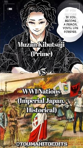 Muzan Kibutsuji (Prime) vs WW1 Japan 🇯🇵🔥 Who Wins This Insane Battle?