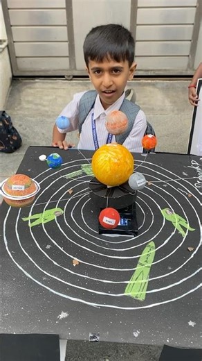 Solar system project #trending #solarsystem #project #craft #dhanushfansclubchennai