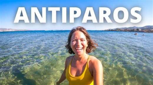 Hidden gems and beaches in Antiparos Greece