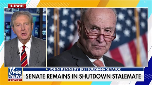 Kennedy says Schumer knows he's on 'shaky ground' amid shutdown showdown