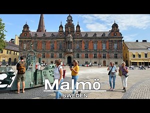 Summer Walk in Malmö, Sweden [4K 60fps]