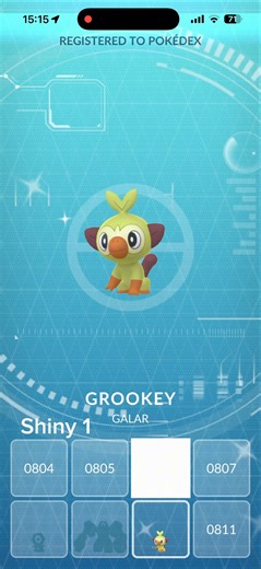 Grookey shiny catches!