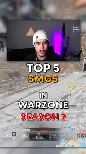 5 BEST SMGS IN WARZONE SEASON 2 🔥 #warzone #rebirthisland #verdansk #gaming #cod