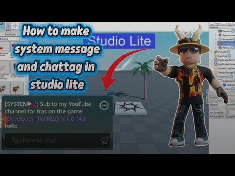 [FREE] How to make Chattag and System message | Studio lite