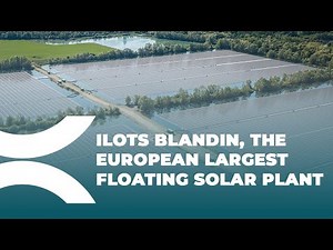 Îlots Blandin, the European largest floating solar plant: a made in France project by Ciel & Terre