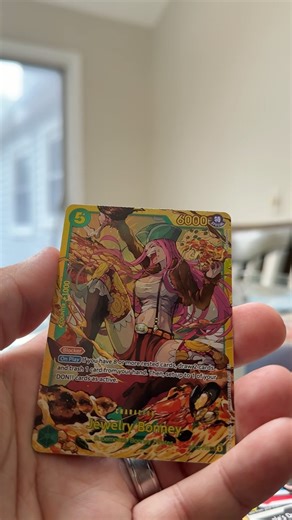 Jewelry Bonney Secret Rare out of OP-12 💎🔥Not the manga, but I’ll take it 📦 #packopenning #tcg