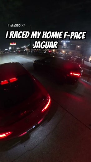 Me vs My Homie's F-Pace Going CRAZY 🏁 #racing #carcompetition #nightrace