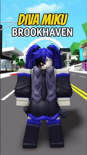 How To Make DIVA MIKU (FORSAKEN) In Brookhaven #shorts