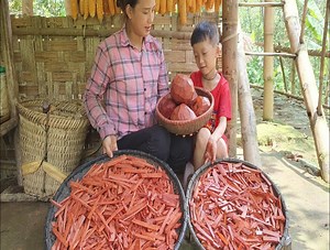 31K views · 994 reactions | Harvesting Preliminarily processed & Preserved Brown tubers for food - take care of pets - farm life | TaPa Survival Skill | Facebook