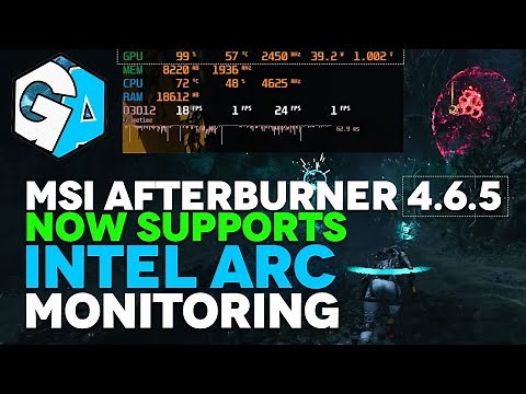 MSI Afterburner 4.6.5 now supports Intel Arc GPU monitoring. What about OC and Fan Control?