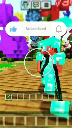 minecraft pvp in mobile phone#shortvideo #minecraft