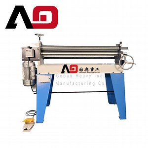 [Hot Item] Electric 3 Roll Metal Sheet Rolling Forming Machine for Duct Making