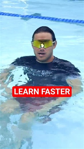 Want to Learn Swimming Faster? Use Fins #swimming #howtoswim #shorts