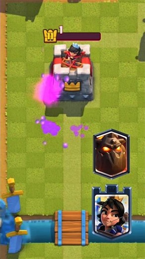 1 hp Tower Tutorial Pt 94 #clashroyale #shorts