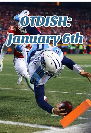 On This Day In Sports History: January 6th In 2018 the titans defeat the KC Chiefs 22-21 in the AFC wild card game. Marcus Mariota would complete a self pass for a TD. In 2013 the NHL reaches an agreement with the NHLPA to end the lockout. It would last 113 days. And finally in 2021 Wizards all star Bradley Beal drops a career high 60 points. Thank you for watching! I hope you enjoyed! #OTDISH