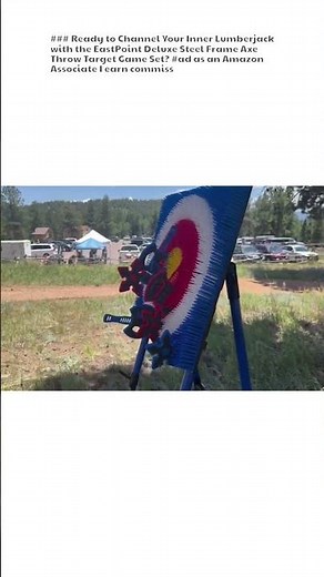 ### Ready to Channel Your Inner Lumberjack with the EastPoint Deluxe Steel Frame Axe Throw Target