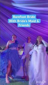Barefoot Bride With Friends Dancing #shorts #bride #wedding