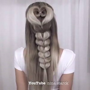 28K views · 372 reactions | How fab is this heart braid by @n.starck?  What styles have you created this week? We'd love to see! | Salon Services | Facebook