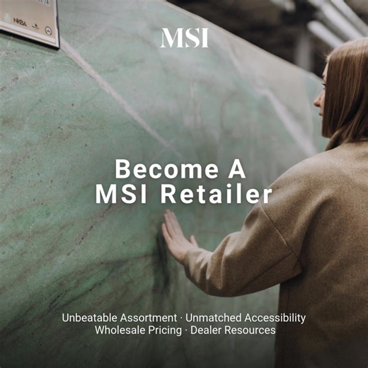 2.9K views | Discover the advantages of partnering with MSI. From exclusive marketing tools and custom displays to advanced digital resources and nationwide distribution, we provide everything you need to succeed. With competitive pricing, a large assortment of products, and dedicated support, MSI is your one-stop shop to help you grow your business and stay ahead. Join thousands of trusted dealers nationwide. | MSI | Facebook