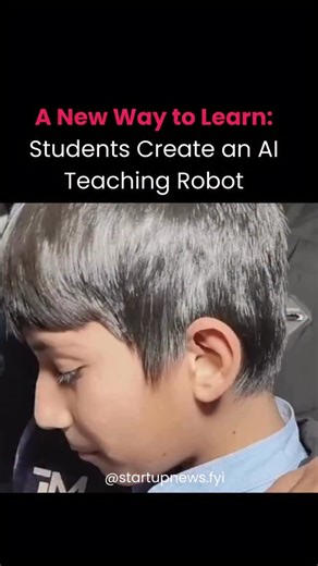 StartupNews Fyi on Instagram: "Will Robots replace Teachers? Students build AI Teaching Robot! In a groundbreaking innovation, brilliant students have developed an AI-powered Teaching Robot designed to transform the way we learn. This "Robo-Teacher" doesn't just read from a script; it interacts with students, answers questions instantly, and makes learning interactive. This invention showcases the incredible potential of combining Artificial Intelligence with education, proving that the next big