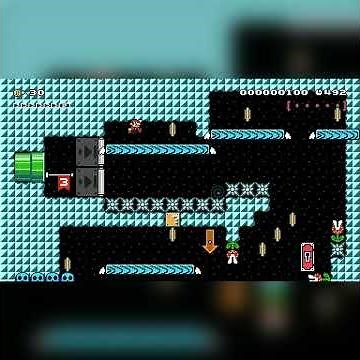 ☆Lift Platforming☆ by FeSo4_ #shorts 🍄Super Mario Maker 2 Switch 2 No Commentary #dxc
