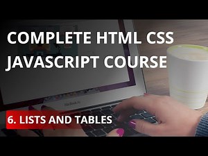 HTML List and HTML Table - Tutorial #6