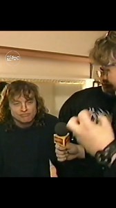 Angus didn't wanna answer that question 😂 ⚡️😈 #acdc #angusyoung #brianjohnson | AC/DC Forever Loud