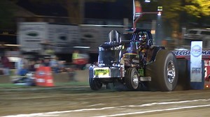 The "Silver Bullet" getting Hot at the Canfield Fair Presented By: Long Acres Farms and Rustler Sales & Service #hot #flames #spinninandgrinnin #unlimitedsuper #tractor #lucasoil | CS Pulling Promotions