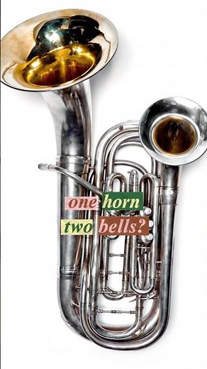 What Is a Double Bell Euphonium? #Euphonium #Brass #RareInstruments #MusicHistory #BandTok